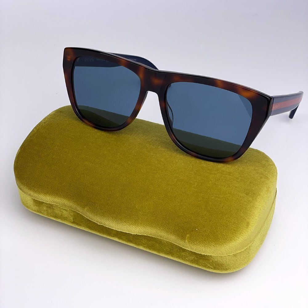 SALE! NEW Gucci Web GG0926S  002 Havana Blue Men Sunglasses